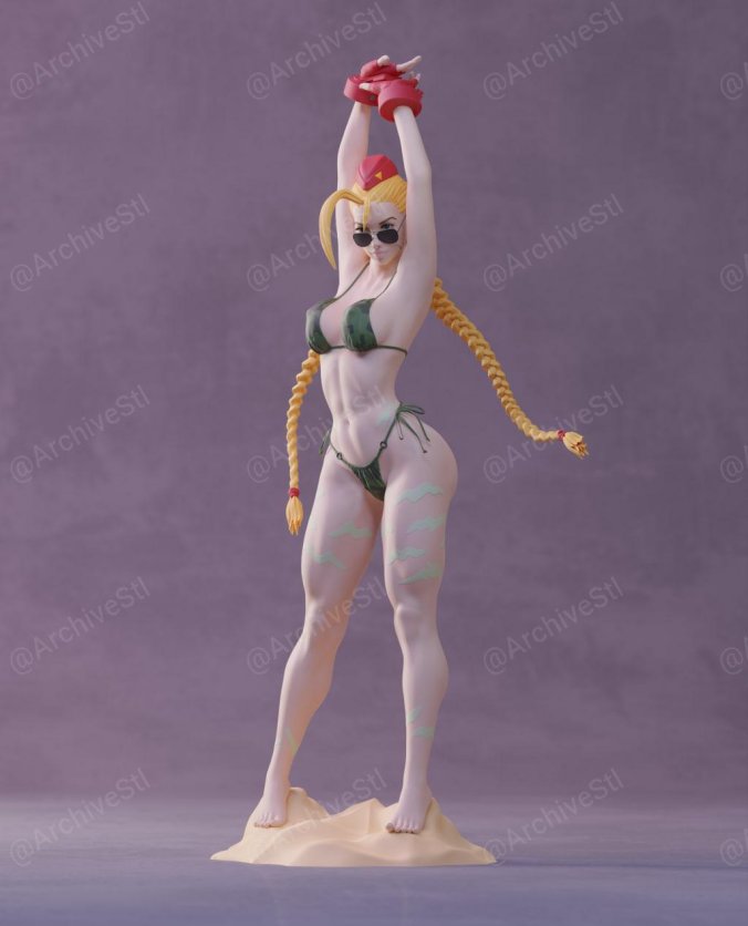 街头霸王  嘉米Cammy Bikini 3D打印图纸